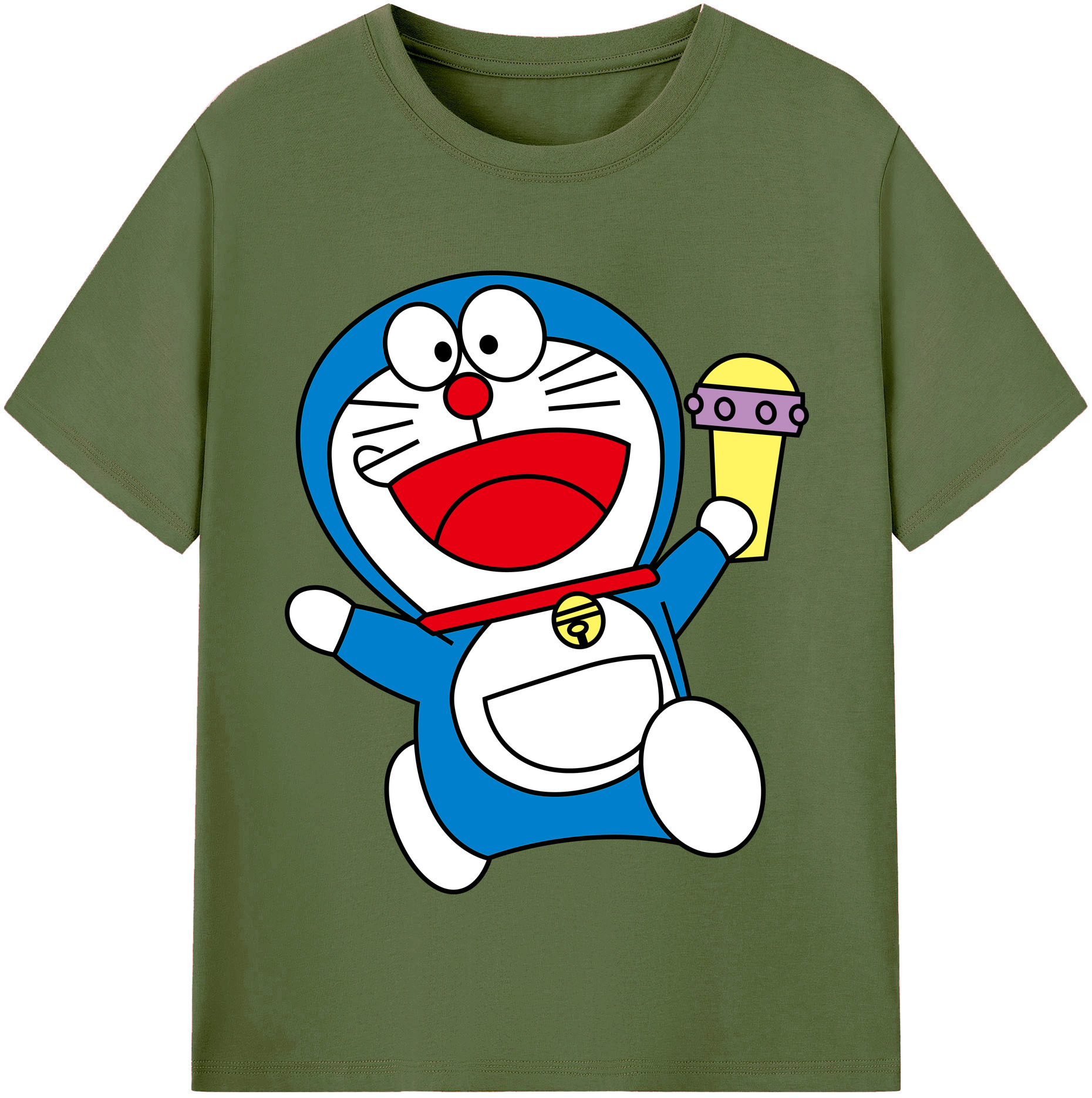（画像用） ドラえもん Doraemon 綿100％半袖Tシャツ（フロントプリント）